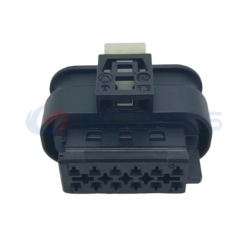 Auto Parts Black Connector 12-Pin Female CT12-0089M - image 2